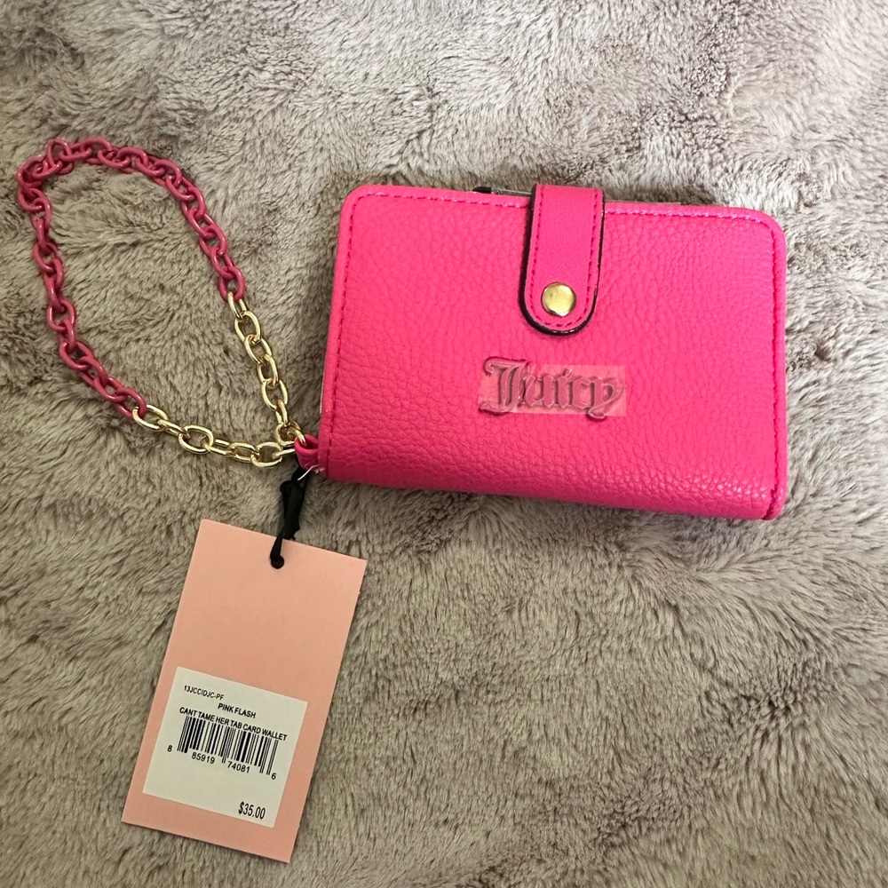 Pink Juicy Couture Wallet Go couture yourself